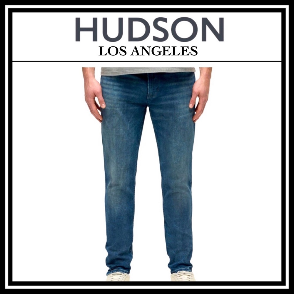 Hudson New York Button Fly Zack Skinny Jeans Men's Size (42) New with Tags